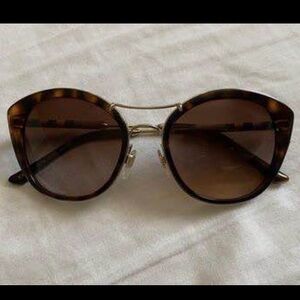 Burberry Brown Tortoise Sunglasses
